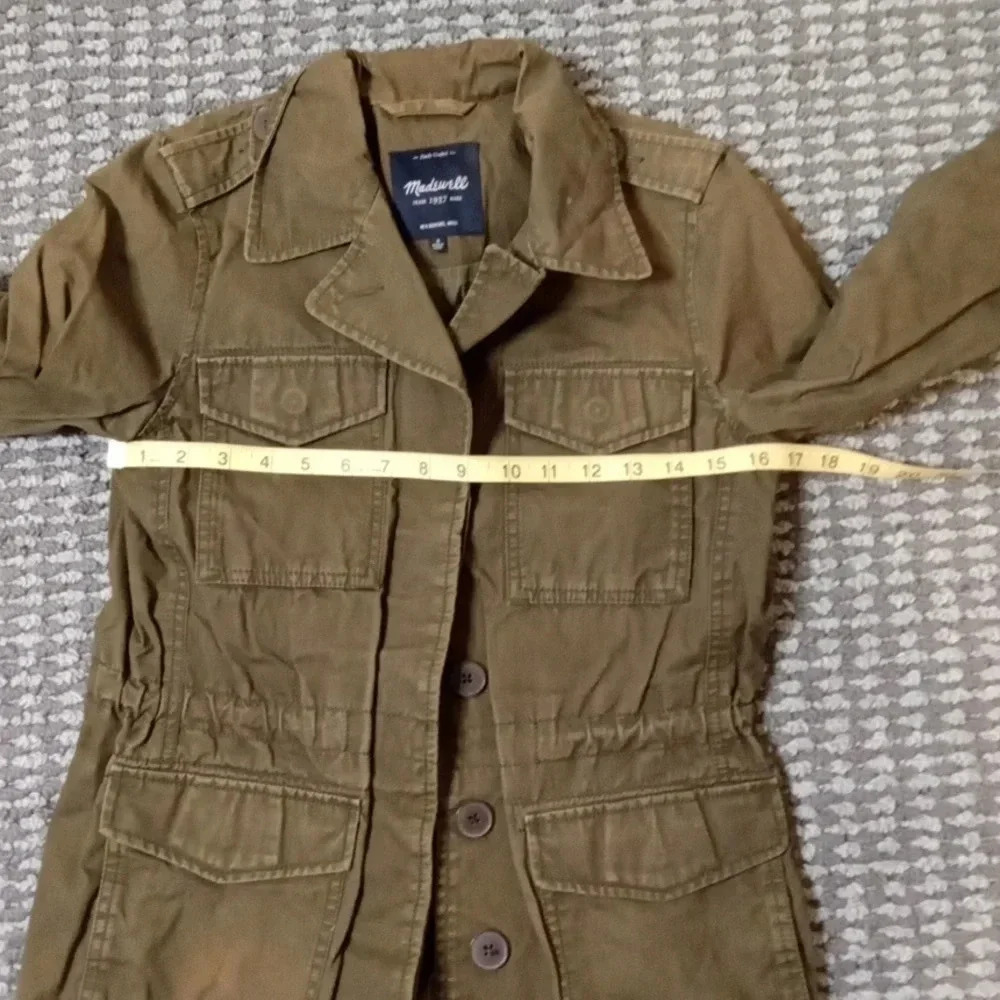 Madewell Utility Jacket Button Up Size Small Women - image 8